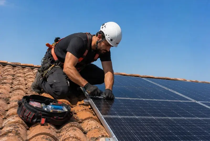 Maintenance et monitoring de panneaux solaires à Denguin